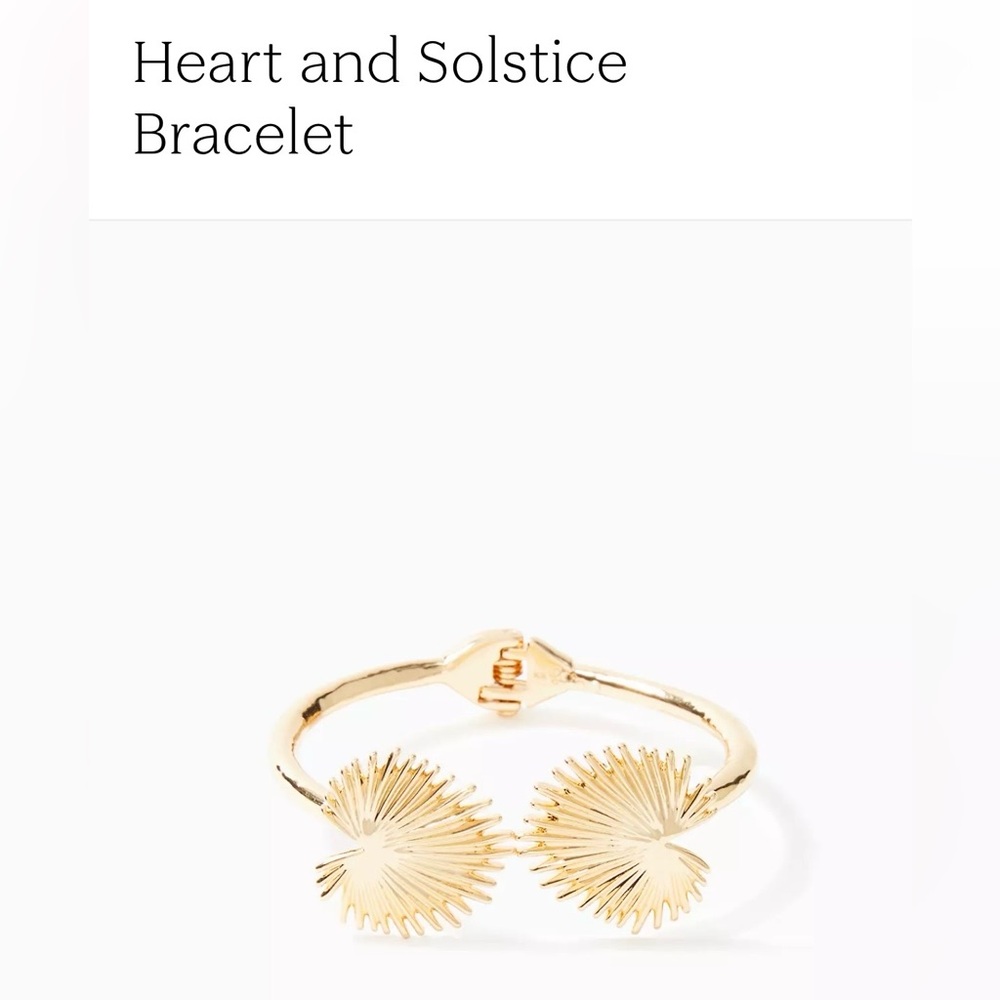 Lilly Pulitzer Gold Palm Summer Bracelet
